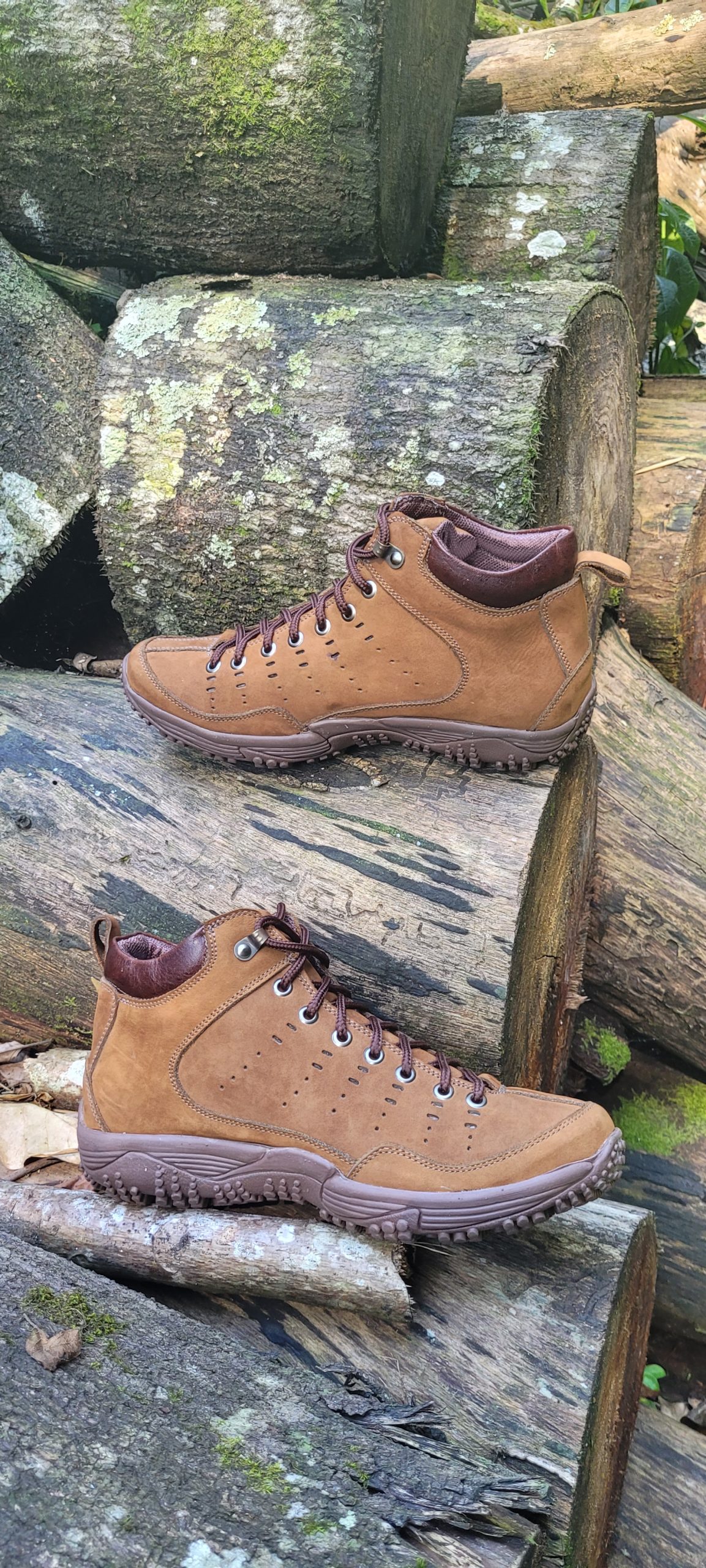 Bota Cuero Hidrofugado - Madera - Imagen 3