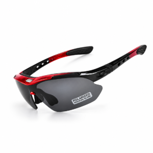 Gafas Deportiva 5 Lentes - Negro/Rojo