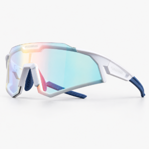 Gafas Fotocromáticas RockBros Lente Tornasol Blanco y Azul